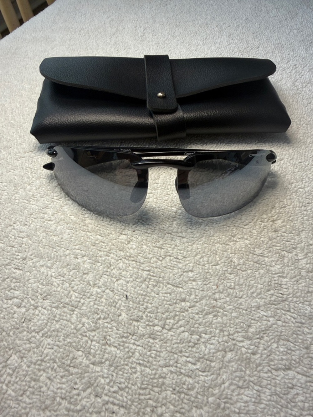 Crossfire Thin Flexible Curved Sport Designer Wrap Sunglasses